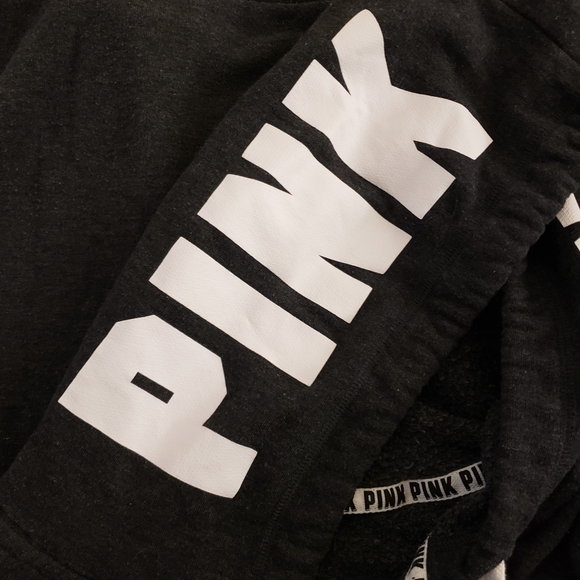 PINK Victoria's Secret - Dark Gray Hoodie - Picture 4 of 5